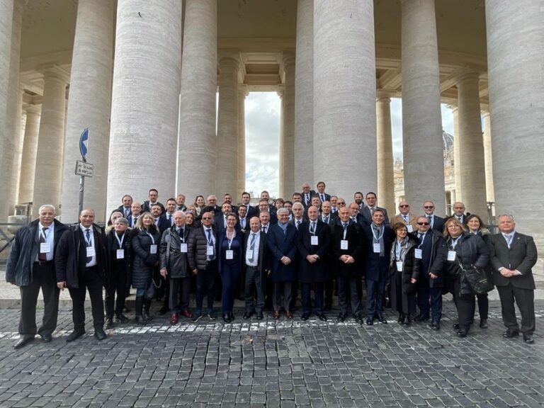 UDIENZA DELLA FNO TSRM E PSTRP IN VATICANO CON PAPA FRANCESCO