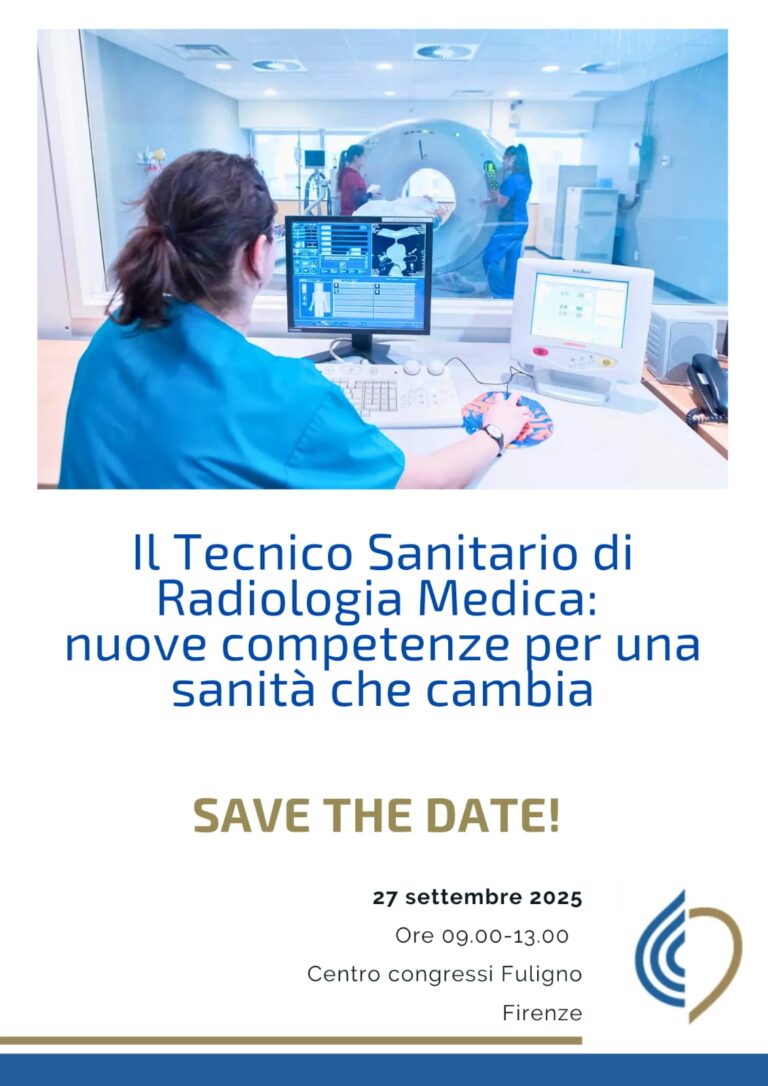 Convegno TSRM ” Il Tecnico Sanitario di Radiologia Medica: nuove competenze per una sanità che cambia”