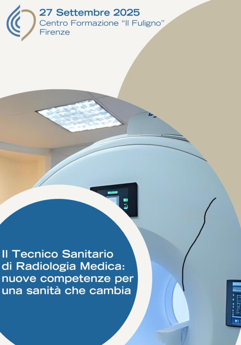 EVENTO TSRM “IL TECNICO SANITARIO DI RADIOLOGIA MEDICA: NUOVE COMPETENZE PER UNA SANITA’ CHE CAMBIA