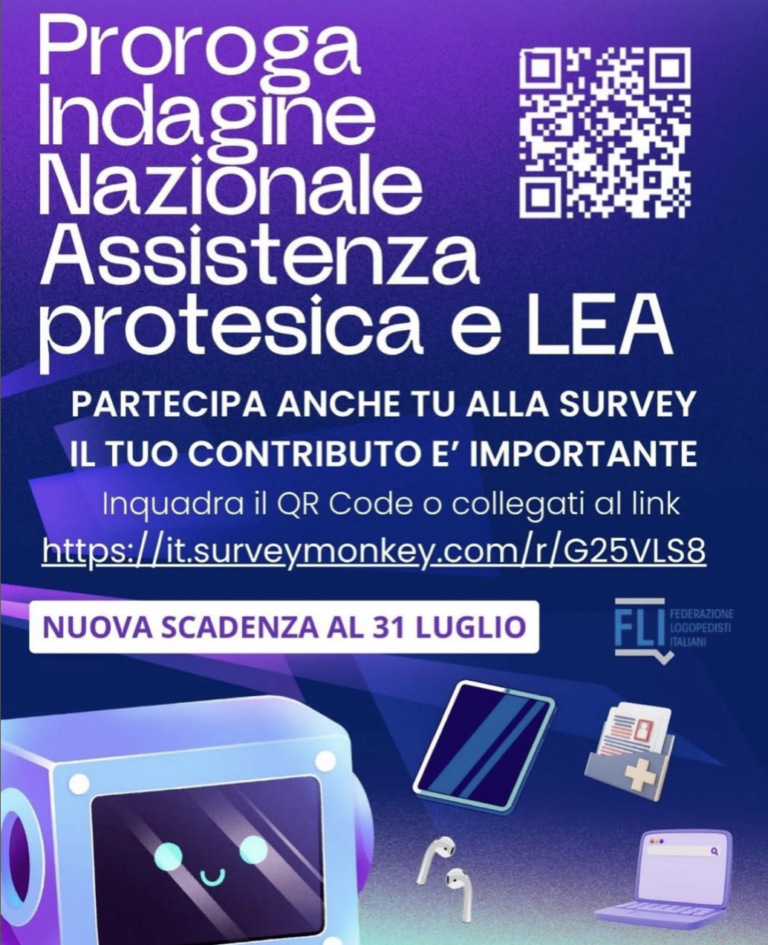LOGOPEDISTI Survey Nazionale assistenza protesica nei LEA